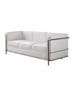Le Corbusier 2 Style Sofa - White