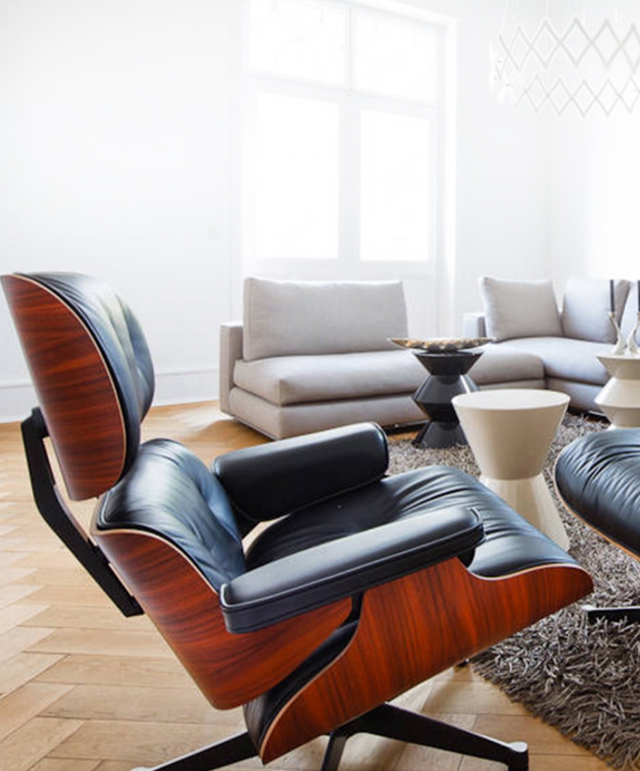 The Best Pairings For The Eames Lounge Chair And Where To Find Them Barcelona Designs