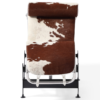 Brown and White Cowhide
