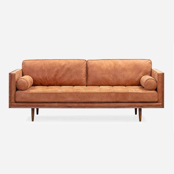 Woodrow Box Skandi 87 Leather-sofa