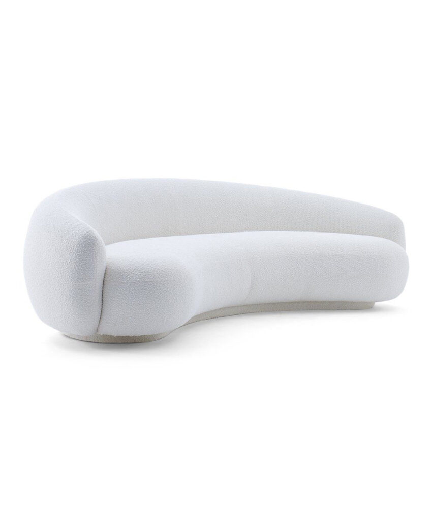Savelle Modern Curved Sofa - Barcelona Designs