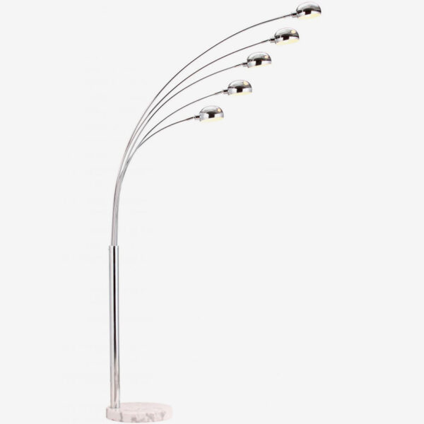 Penbrook Elk Floor Lamp Chrome